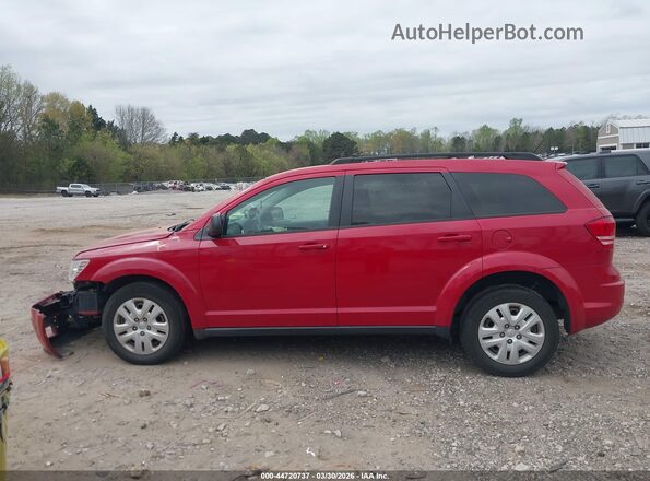 3C4PDCAB0GT230977 2016 DODGE JOURNEY Красный Панорамный вид салона 360°