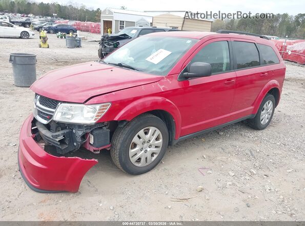 3C4PDCAB0GT230977 2016 DODGE JOURNEY Красный Передняя левая четверть