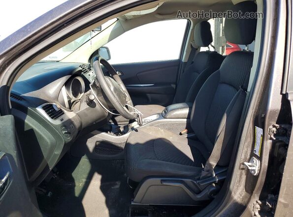 3C4PDCAB1JT288331 2018 DODGE JOURNEY Gray Вид салону спереду