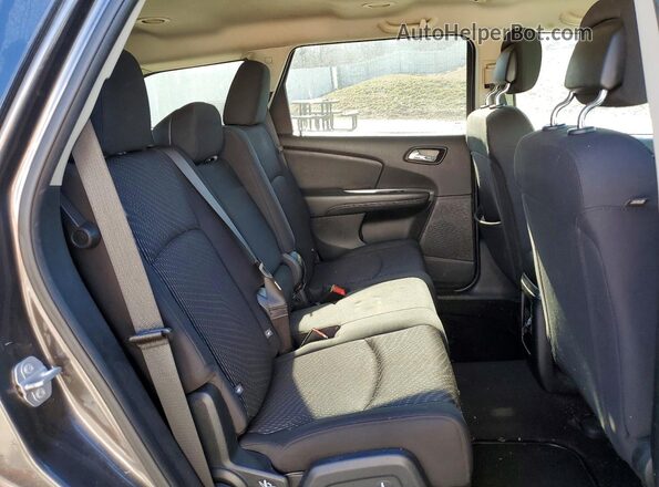 3C4PDCAB1JT288331 2018 DODGE JOURNEY Gray Вид задньої частини салону