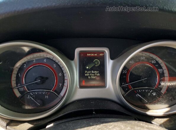 3C4PDCAB1JT288331 2018 DODGE JOURNEY Gray Вид щитка приладів