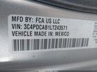 2020 Dodge Journey Se Value Серебряный vin: 3C4PDCAB1LT243571