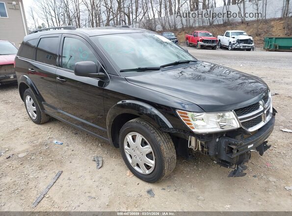 3C4PDCAB4HT705340 2017 DODGE JOURNEY Black Front right