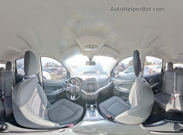 3C4PDCAB4JT183962 2018 DODGE JOURNEY Черный Панорамный вид салона 360°