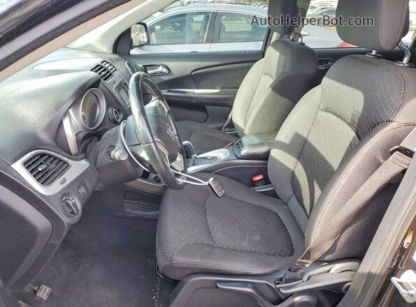 3C4PDCAB4JT183962 2018 DODGE JOURNEY Черный Вид салона спереди