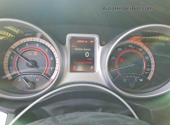 3C4PDCAB4JT183962 2018 DODGE JOURNEY Черный Вид щитка приборов