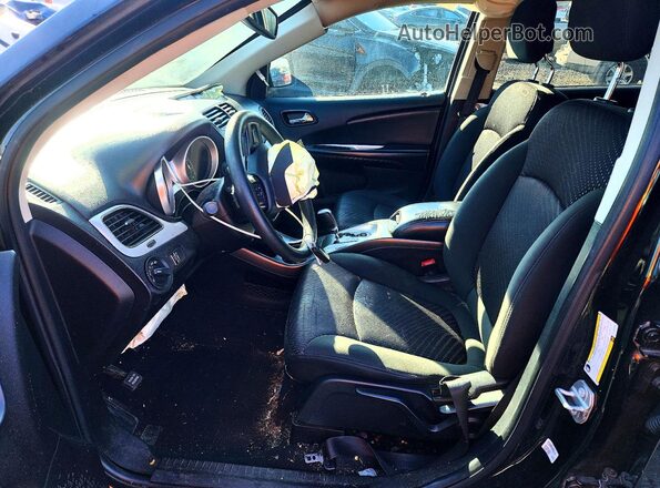 3C4PDCAB5KT867856 2019 DODGE JOURNEY Черный Вид салона спереди