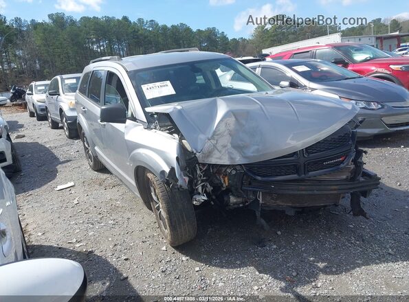3C4PDCAB6JT443259 2018 DODGE JOURNEY Gray Delantero derecho