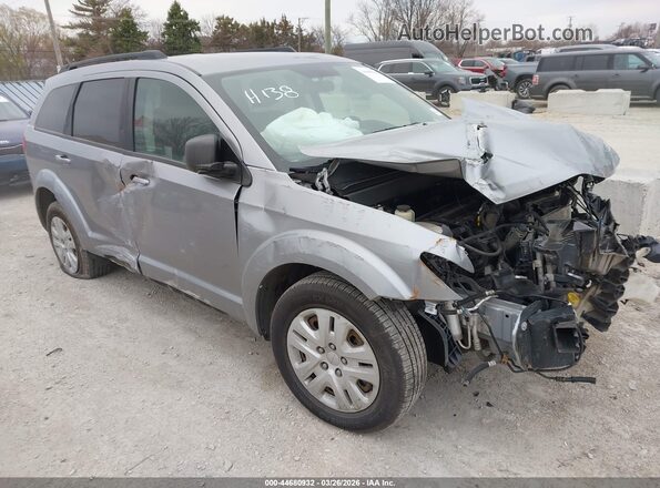 3C4PDCAB9GT223025 2016 DODGE JOURNEY Silver Przód prawy
