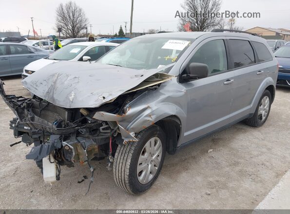 3C4PDCAB9GT223025 2016 DODGE JOURNEY Silver Przód lewy