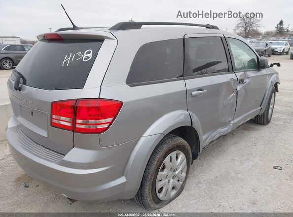 3C4PDCAB9GT223025 2016 DODGE JOURNEY Silver Tył prawy
