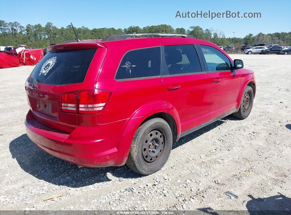 3C4PDCAB9KT864684 2019 DODGE JOURNEY Red Задня права чверть