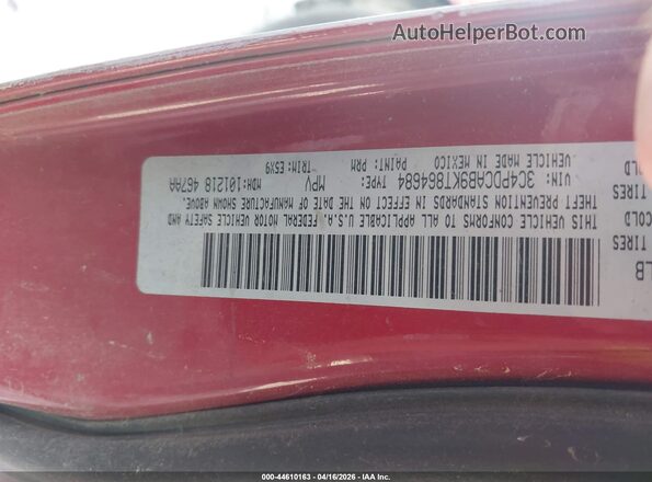 3C4PDCAB9KT864684 2019 DODGE JOURNEY Red Вид підкапотного простору