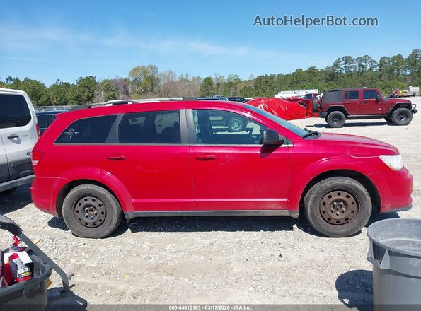 3C4PDCAB9KT864684 2019 DODGE JOURNEY Red Вид задньої частини салону