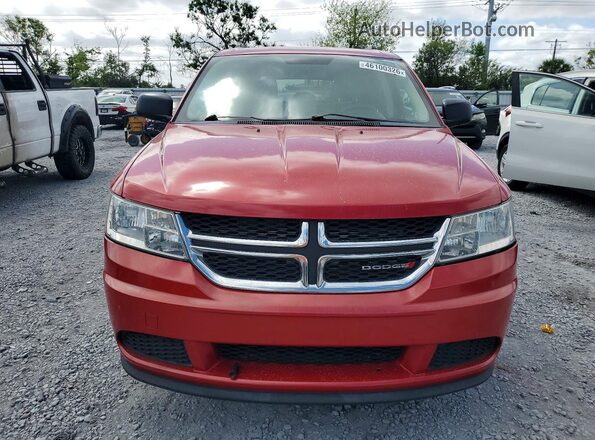 3C4PDCABXGT128201 2016 DODGE JOURNEY Red Вид спереду