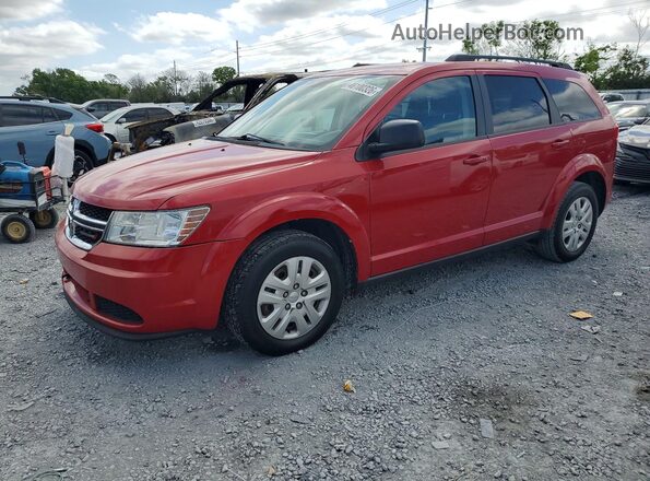 3C4PDCABXGT128201 2016 DODGE JOURNEY Red Передня ліва чверть