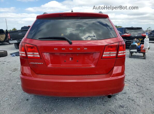 3C4PDCABXGT128201 2016 DODGE JOURNEY Red Вид ззаду