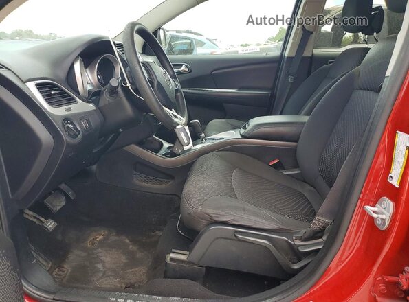 3C4PDCABXGT128201 2016 DODGE JOURNEY Red Вид салону спереду
