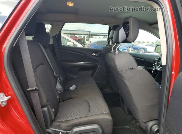 3C4PDCABXGT128201 2016 DODGE JOURNEY Red Вид задньої частини салону