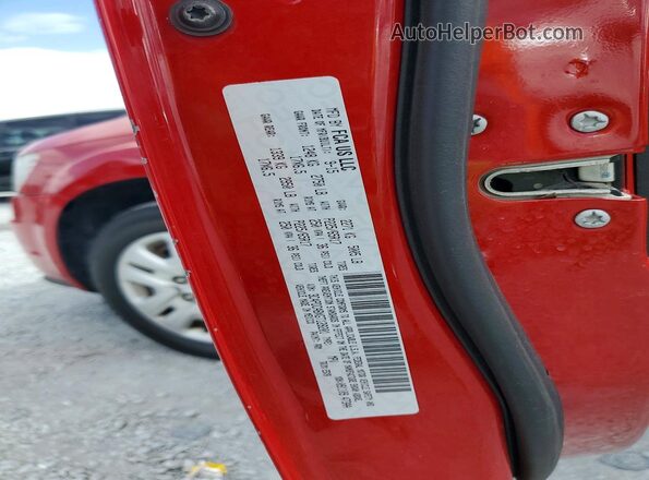 3C4PDCABXGT128201 2016 DODGE JOURNEY Red Вид наклейки з VIN-кодом