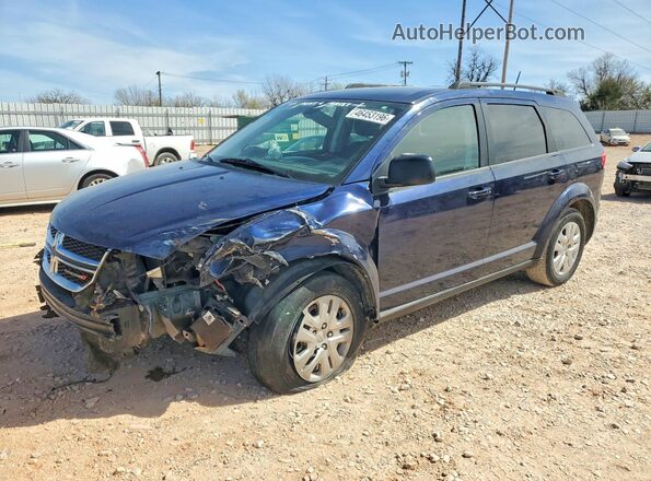 3C4PDCABXKT872762 2019 DODGE JOURNEY Blue Przód lewy
