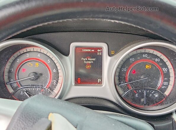 3C4PDCABXLT278321 2020 DODGE JOURNEY Red Widok zestawu wskaźników