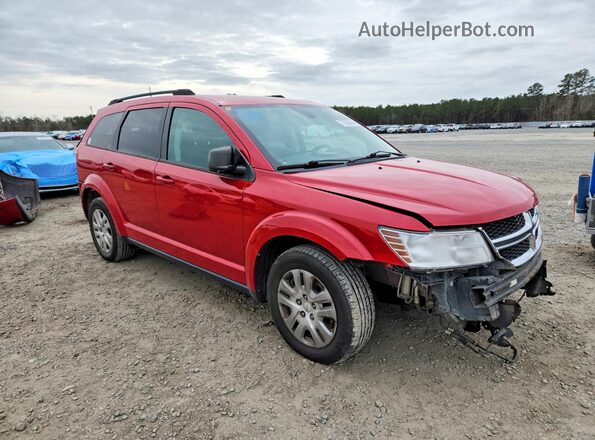 3C4PDCABXLT278321 2020 DODGE JOURNEY Red Przód prawy