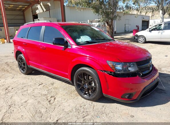 3C4PDCBB0JT439819 2018 DODGE JOURNEY Красный Передняя правая четверть