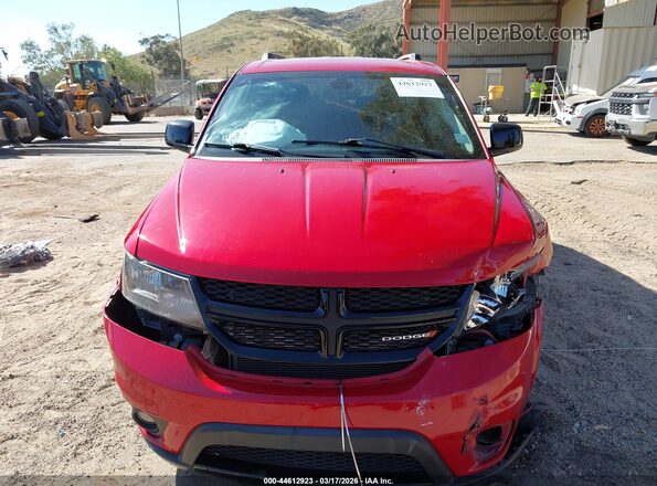 3C4PDCBB0JT439819 2018 DODGE JOURNEY Красный Вид задней части салона