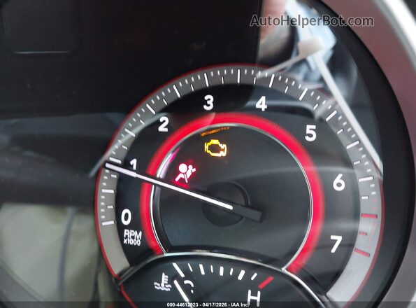 3C4PDCBB0JT439819 2018 DODGE JOURNEY Красный Вид щитка приборов