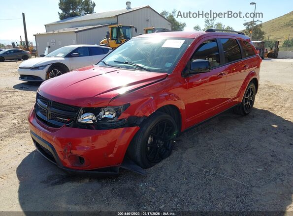 3C4PDCBB0JT439819 2018 DODGE JOURNEY Красный Передняя левая четверть