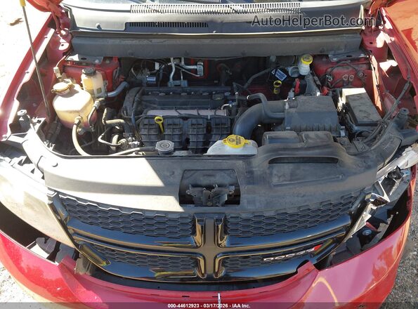 3C4PDCBB0JT439819 2018 DODGE JOURNEY Красный Вид сзади