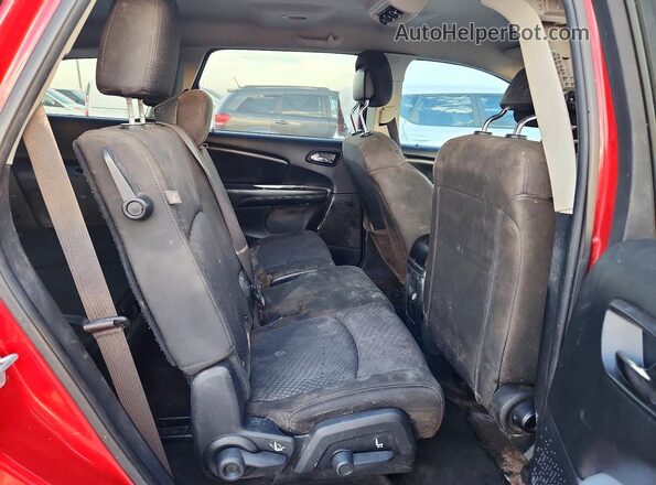 3C4PDCBB5KT866088 2019 DODGE JOURNEY Red Vista de los asientos traseros