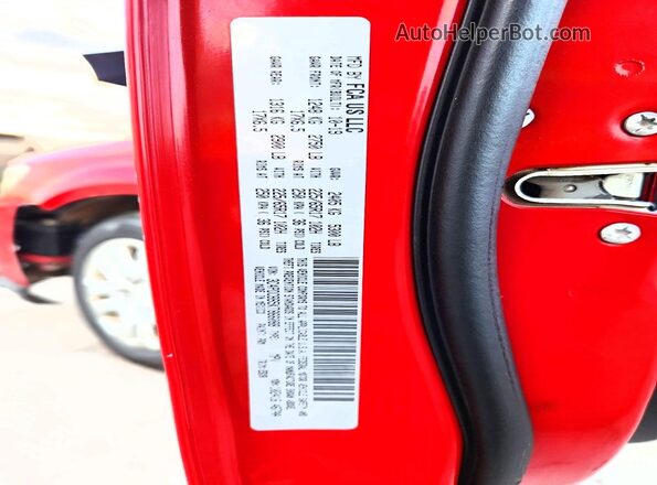 3C4PDCBB5KT866088 2019 DODGE JOURNEY Red Vista del compartimento del motor
