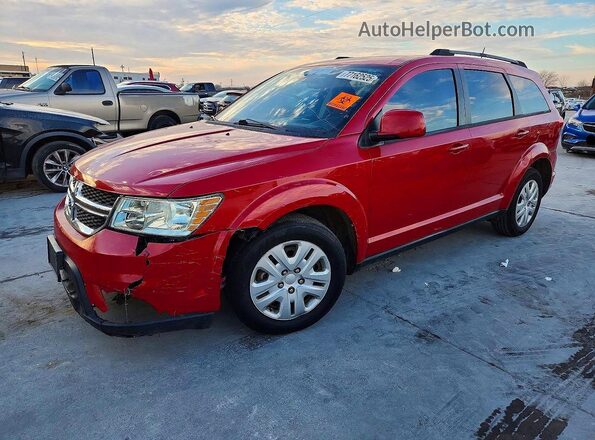 3C4PDCBB5KT866088 2019 DODGE JOURNEY Red Vista tres cuartos delantera izquierda