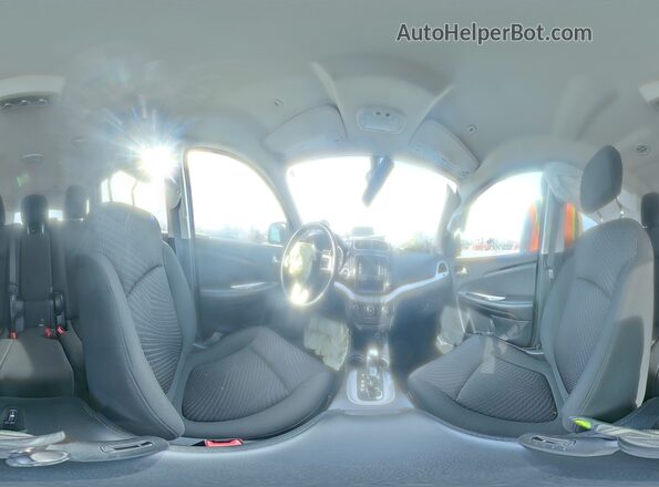 3C4PDCBB6KT784385 2019 DODGE JOURNEY White 360 interior view