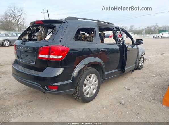 3C4PDCBB7KT681329 2019 DODGE JOURNEY Черный Задняя правая четверть
