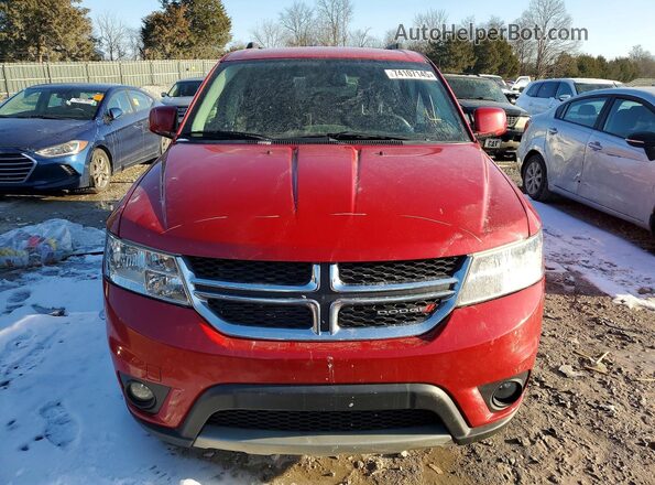 3C4PDCBB7KT799056 2019 DODGE JOURNEY Red Widok z przodu