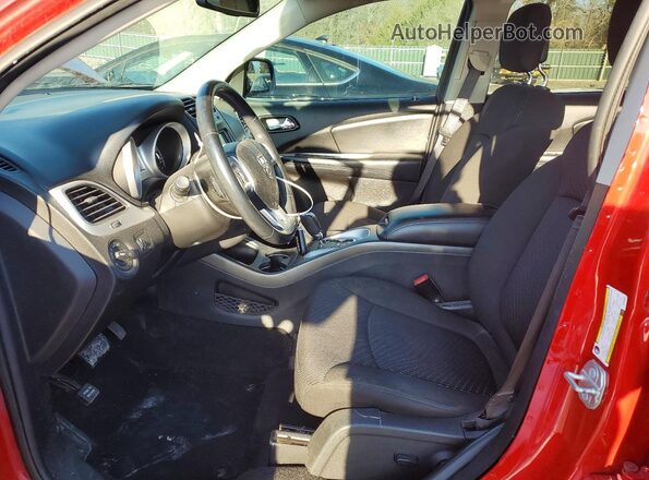 3C4PDCBB7KT799056 2019 DODGE JOURNEY Red Widok wnętrza z przodu
