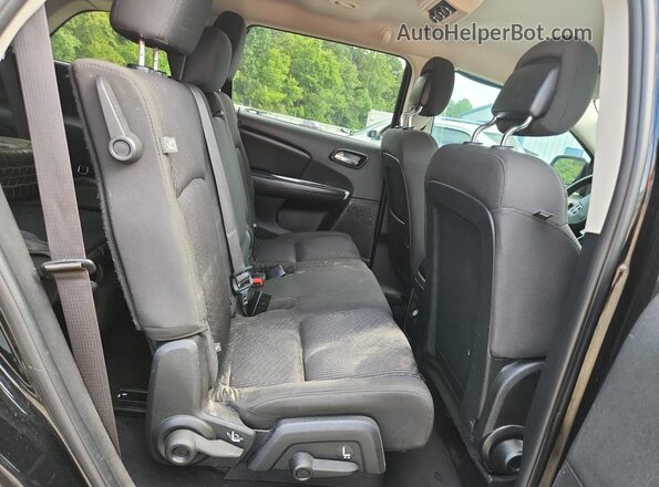 3C4PDCBB9HT608181 2017 DODGE JOURNEY Black Вид задньої частини салону