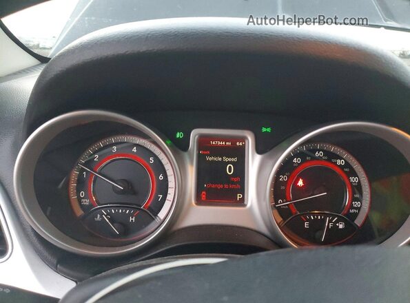 3C4PDCBG2HT519113 2017 DODGE JOURNEY Black Вид щитка приладів