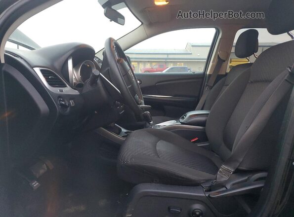 3C4PDCBG2HT519113 2017 DODGE JOURNEY Black Вид салону спереду