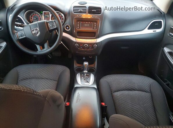 3C4PDCBG2HT519113 2017 DODGE JOURNEY Black Вид панелі приладів
