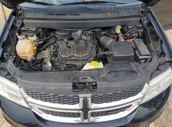 3C4PDCBG2HT533349 2017 DODGE JOURNEY Black Вид задньої частини салону