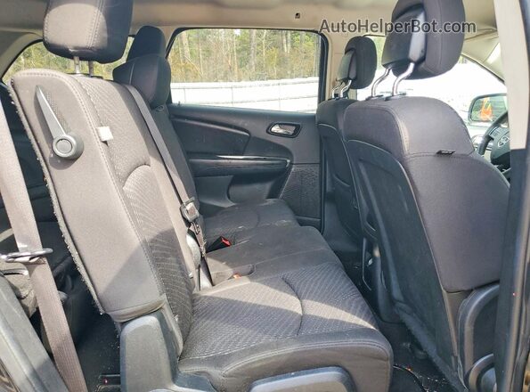 3C4PDCBG2HT533349 2017 DODGE JOURNEY Black Вид задніх сидінь
