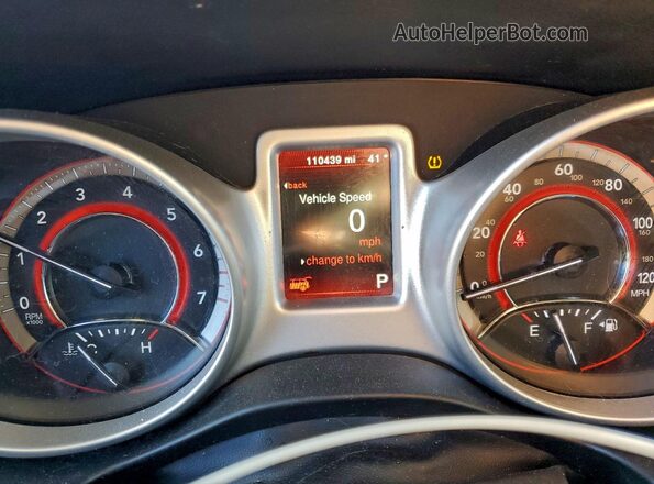 3C4PDCBG5HT503942 2017 DODGE JOURNEY Silver Vista del cuadro de instrumentos
