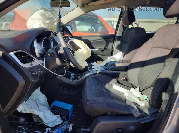 3C4PDCBG8HT571538 2017 DODGE JOURNEY Gray Вид салону спереду