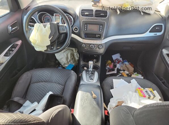 3C4PDCBG8HT571538 2017 DODGE JOURNEY Gray Вид панелі приладів