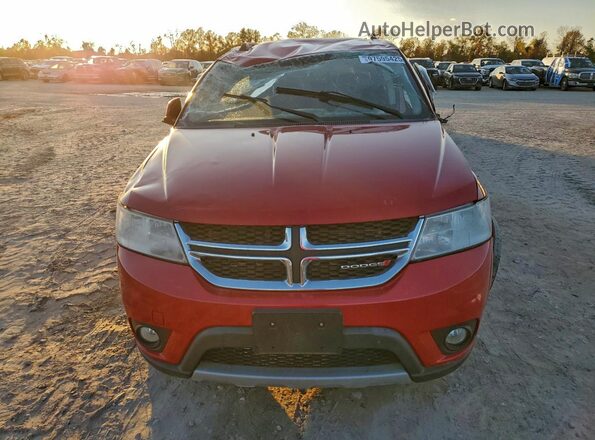 3C4PDCBGXHT510045 2017 DODGE JOURNEY Red წინა ხედი