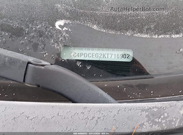 3C4PDCEG2KT716902 2019 DODGE JOURNEY Black Engine compartment view